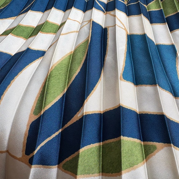 Mango Printed Pleated Midi Skirt - Picture 8 of 8